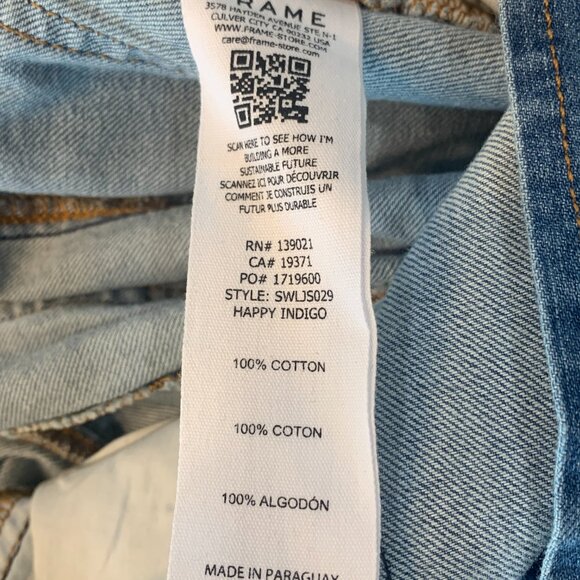 FRAME Denim Sleeveless Jumpsuit Size M - Picture 6 of 8